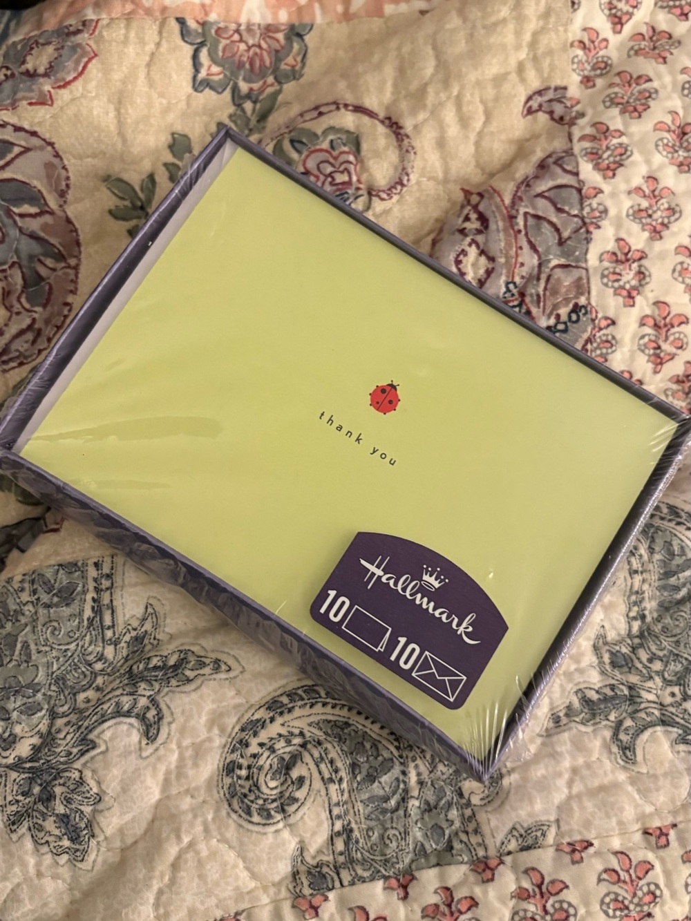 Hallmark Blank Note Cards - Purple